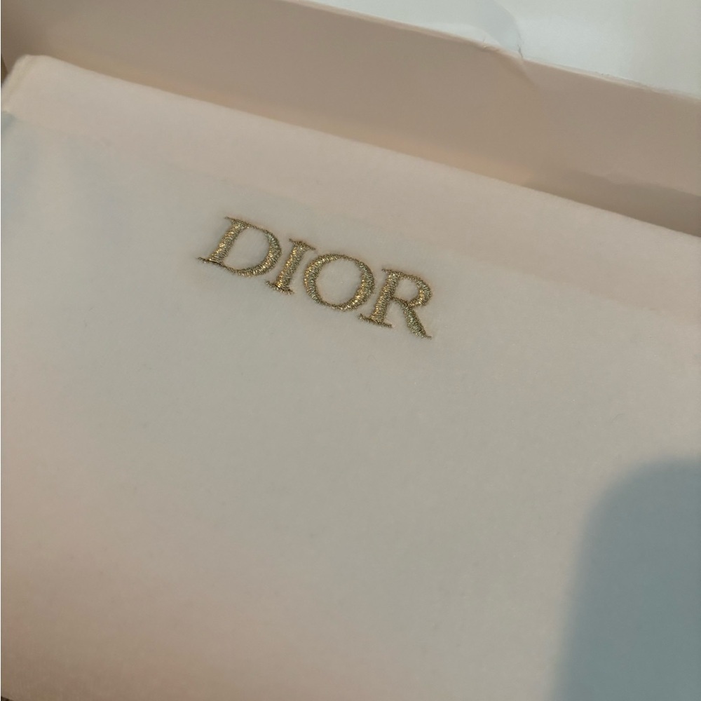 Dior Trousse velvet White Pouch - Picture 2 of 6
